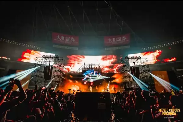 【開催報告】福岡オールナイト音楽フェス「MUSIC CIRCUS FUKUOKA partner with SoftBank HAWKS」3年ぶり3回目の開催が大盛況！勢いそのままに大阪公演へ。