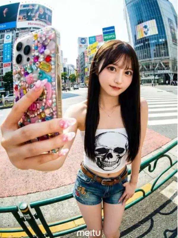 Meitu 全く新しいAI加工機能!! バレンタイン前にリリース！「渋谷ギャル」「おはよう」新2大トレンド機能の遊び方