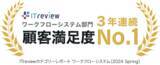 「コラボフローが3年連続で顧客満足度No.1に選出。「ITreviewカテゴリーレポート2024 Spring ワークフローシステム部門」で」の画像1