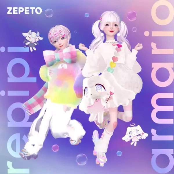 「【7日間で約41万個突破！】repipi armarioからメタバースアプリ「ZEPETO」でファッションアイテム第２弾の発売！」の画像