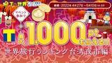 「Tカード連動型ゲーム「Tの世界」条件達成でTポイントが最大1,000ポイントもらえる 世界旅行ランキング 台湾夜市編イベントを開催中」の画像1