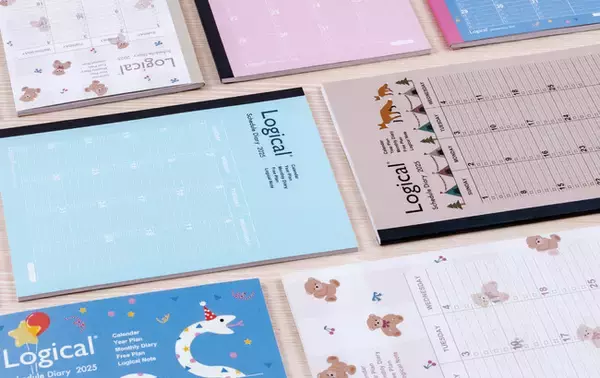 インデックス付きノートダイアリーや人気のキャラクターダイアリーなど「デイリーダイアリー2025」・「カレンダー2025」計200品番を新発売