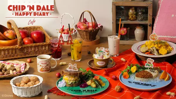 ディズニーキャラクター「チップとデール」のスペシャルカフェが東京・新宿で開催決定！「チップとデール」OH MY CAFE　期間限定オープン！！