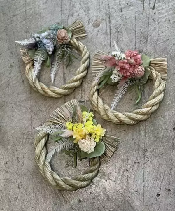 お正月準備に、おしゃれなしめ縄飾りに注目！ ドライフラワーショップ『Soel.FLOWER』が期間限定出店