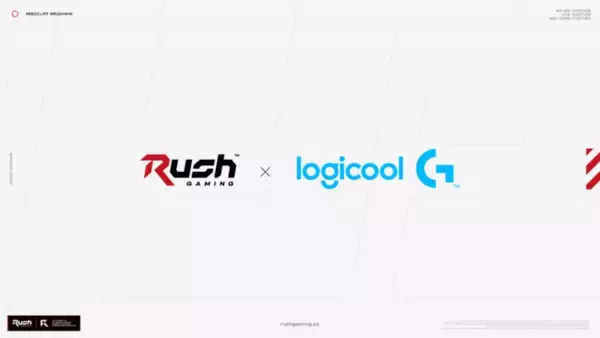 Rush Gaming、ゲーミングブランド「ロジクールG」とスポンサーシップ契約を締結