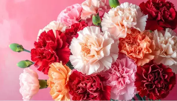 「母の日に贈るカーネーションは「赤」が圧倒的！販売データから見る人気カラーランキング」の画像