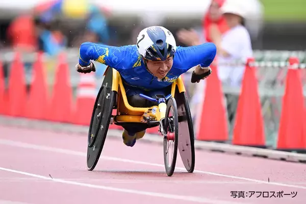 モリサワ所属の佐藤友祈選手が７月５日開催の「日本グランプリシリーズ 鳥取大会 布施スプリント2026」の100ｍの種目で第1レース1位、第2レース2位