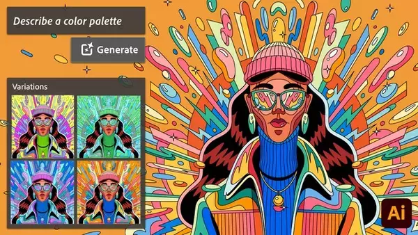 アドビ、Adobe IllustratorにAdobe Fireflyを搭載