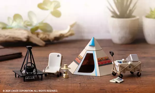 「人気のアウトドアブランド「LOGOS」の人気アイテムが、ミニチュアフィギュアとしてガシャポン(R)に新登場！」の画像