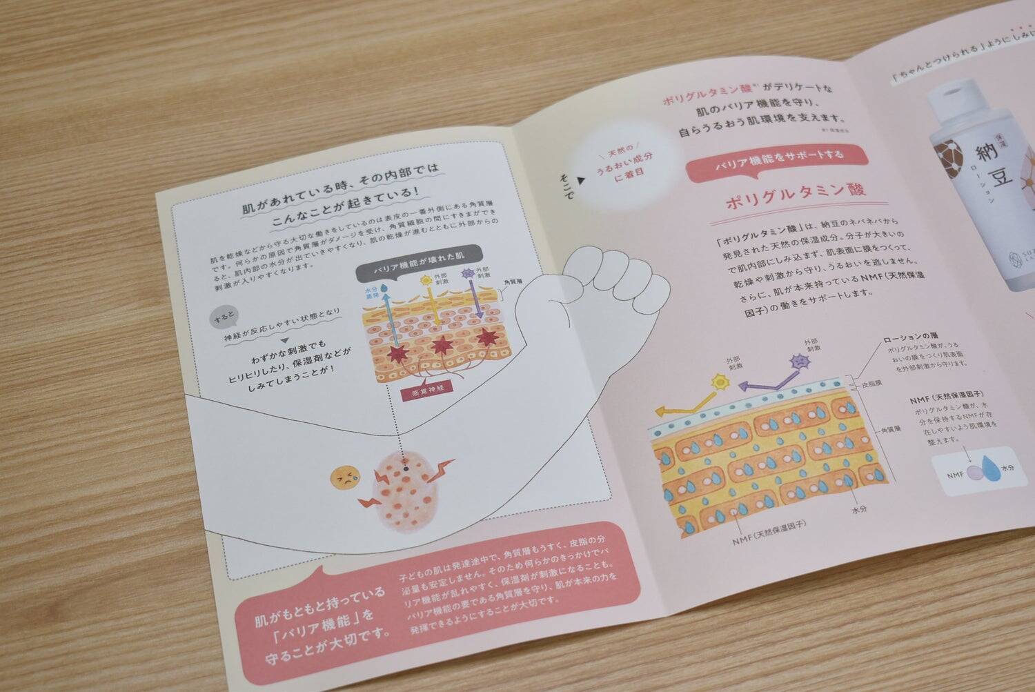 【7月10日は納豆の日】 販売開始から20年以上経つ「納豆ローション」　本当に必要とする方にもっと届けたい　新リーフレット制作への想い