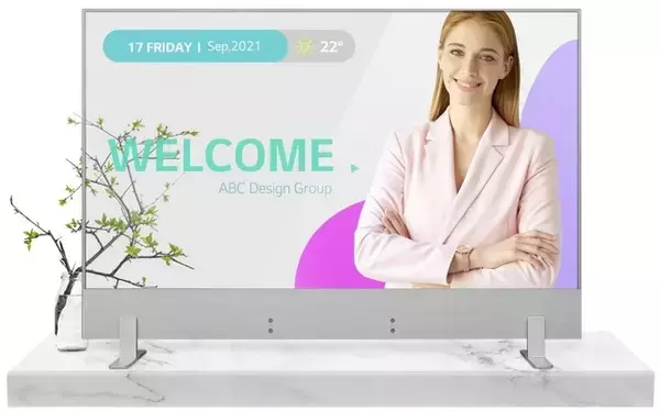 LGエレクトロニクス製、透過型OLEDサイネージモニターの取り扱いを開始