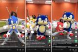 「TikTokのARエフェクト機能「Effect House」をベースにセガ エックスディーが制作したソニックのARエフェクトを提供開始」の画像1