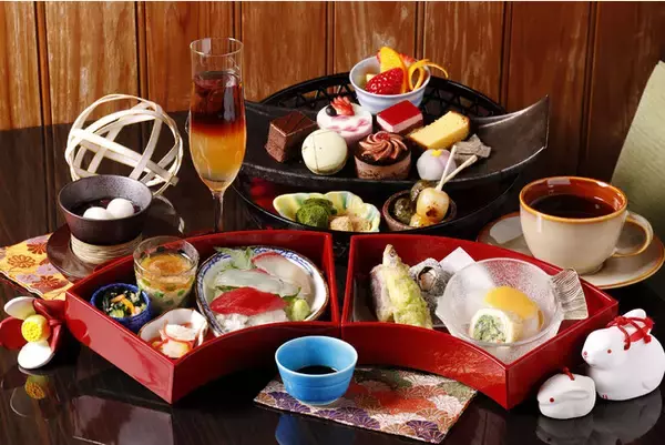 【奈良ホテル】奈良県産和紅茶をはじめとする上質な香りの「大和茶」飲み放題付き　ボリューム満点！日本料理「花菊」で味わう本格日本料理と和スイーツ「和風アフタヌーンティー」の発売について