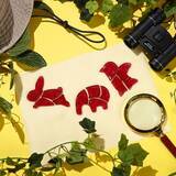 「グミを組み合わせると巨大な動物が出現！アドベンチャーグミ！カンロ「あそぼん！グミパズル グレープ味」新発売！」の画像1