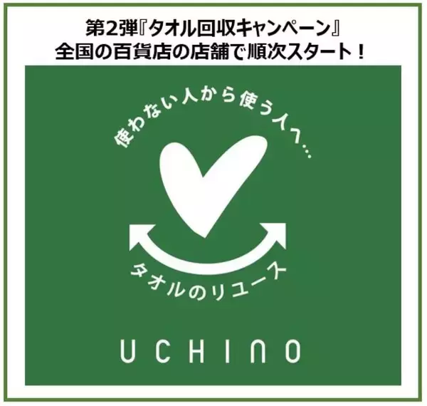 第2弾『タオル回収キャンペーン』全国の百貨店で2月25日（金）より順次スタート！