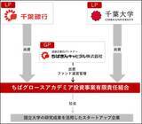 「「ちばグロースアカデミアファンド」千葉大学関連スタートアップ企業に初めての出資！」の画像1