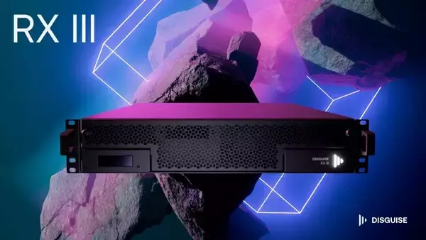 Disguise がパワフルなGPUでCG生成や映像処理を行う新製品「RX III」を発売。バーチャルプロダクションや映像演出、イマーシブ体験施設に対応。