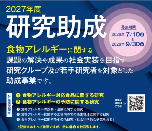 ニッポンハム食の未来財団　2027年度 研究助成の募集開始