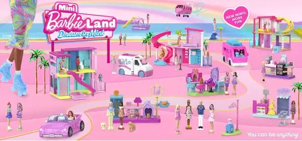 約3.81cmのマイクロドールが作り出す『ミニバービーランド』シリーズ第二弾！ドールがセットになったプレイセットやネイルカラーに入ったマイクロドールなど2月下旬より発売開始！