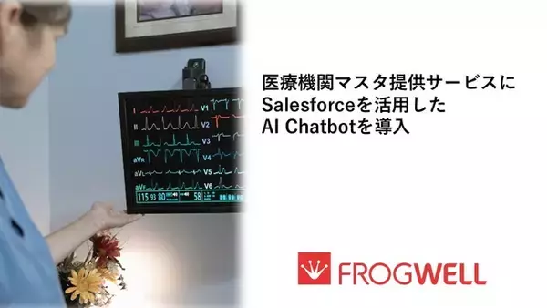フロッグウェル株式会社、医療機関マスタ提供サービスにSalesforceを活用したAI Chatbotを導入