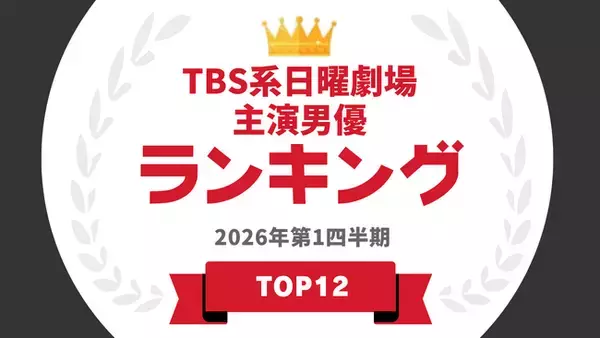 『タレントパワーランキング』がTBS系日曜劇場で主演した男優の人気ランキングを発表！WEBサイト『タレントパワーランキング』ランキング企画第419弾！