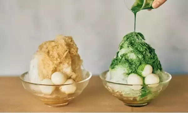 「【砂糖専門店のかき氷】みぞれ・抹茶の２種が大阪初登場」の画像