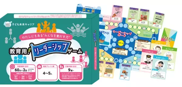 “リーダーシップ”を学べるボードゲーム型キャリア教育用教材「子ども未来キャリア」から新教材『リーダーシップゲーム』を提供開始！