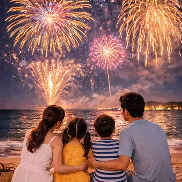 【4月4日限定】“万博級”約10,000発の大規模花火を海辺で満喫。大阪・貝塚市「うみテラス二色の浜」が宿泊・日帰りBBQの特別プランを販売開始