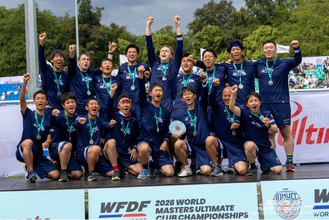 日本からは5チームが出場！うち、2チームがSOTG賞を受賞しました！[WFDF2026世界マスターズアルティメットクラブチーム選手権大会]
