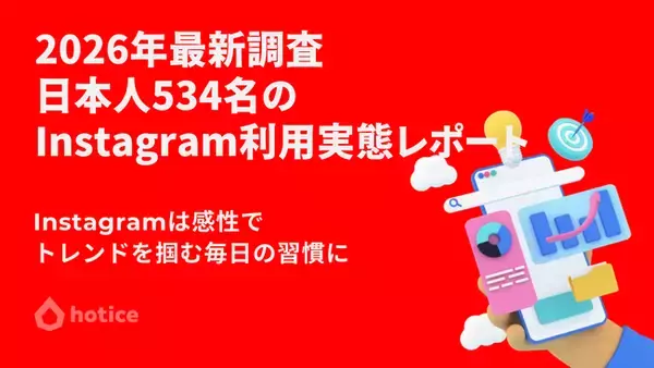 2026年最新調査 : 日本人534名に聞くInstagramの利用実態レポート