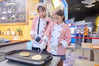 夏休みはカンドゥーでパティシエ体験！昭和産業×カンドゥー幕張、期間限定のアクティビティを開催～「SHOWAホットケーキミックス」で、世界にひとつだけのオリジナルホットケーキを作ろう！～