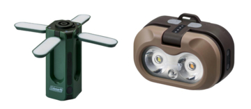 コールマン、多機能コンパクトLEDライト2種発売