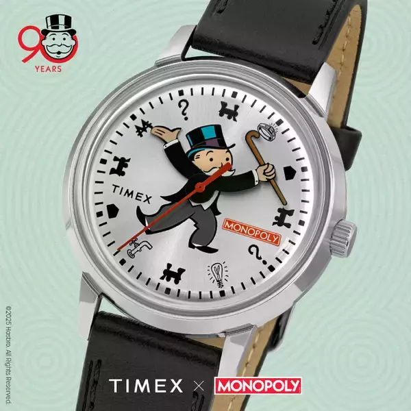 「時は金なり」 。TIMEX＜タイメックス＞、Monopoly＜モノポリー＞の90周年を記念したコラボレーション時計、３種を発売。