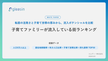 総人口5万人以上の市区町村を分析『子育てファミリーが流入している街ランキング』を公開【エムディー株式会社】