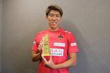 「松本大弥選手 「2022明治安田生命J2リーグKONAMI月間MVP(9月度)」 受賞のお知らせ」の画像1