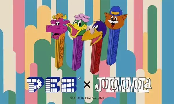 スペイン発ファッションブランド「Jocomomola（ホコモモラ）」「PEZ」とのポップでキュートなコラボレーションアイテムを発売