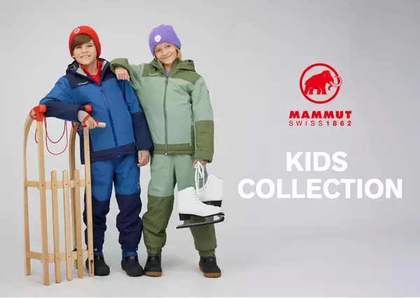 マムートから「キッズ・コレクション」が新登場！10月30日より全国5店舗のマムートストア・公式オンラインストアにて販売スタート。