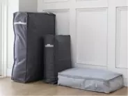 衣替えシーズンの救世主！かさばる布団がコンパクトに収納できる『圧縮＆立てられる布団収納袋』がボンモマンから新発売