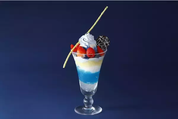 資生堂パーラー 創業当時の流行色、粋でハイカラな“新橋色”の小粋で華やかなパフェ