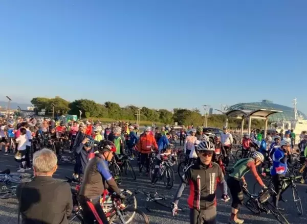 参加者900名超、福島県いわき市で開催されたサイクリングの大会、第11回『ツール・ド・いわき2024』に協賛・ボランティア活動を実施。