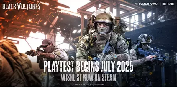 WEMADE、PC向け新作FPS「ブラックヴァルチャーズ：プレイオブグリード」のSteamストアページを公開