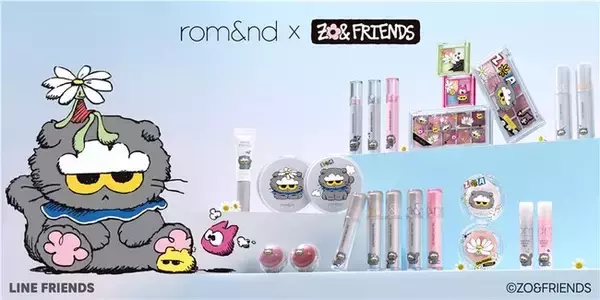 ZO&FRIENDSとrom&ndがついに出会った！ときめく多彩なカラーアイテムが登場