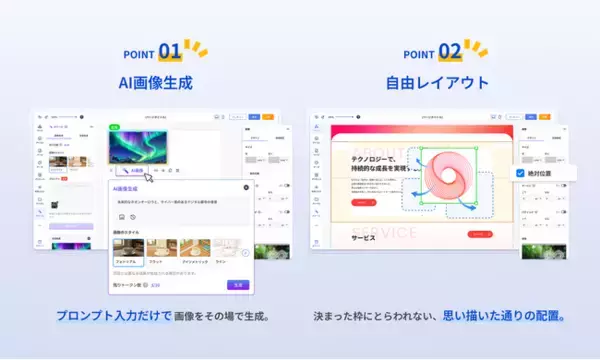 【素材探しの手間を削減】AI画像生成からページ編集までをエディタ内で完結