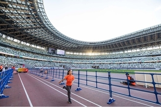 国立競技場にSPEEDSTARが初登場。リレフェスで2歳から最速選手までが駆け抜けた