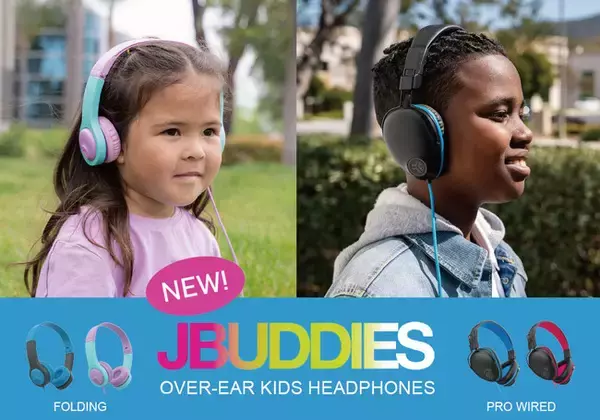 85dB以上の音を自動で遮断！キッズヘッドホン全米No.1のJLabから2種類の子供用ヘッドホンが新発売