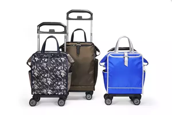 重い荷物もラクラク＆着脱できて清潔！「ソエルテ」から国産トート型ショッピングカート「サンティエTR」新登場