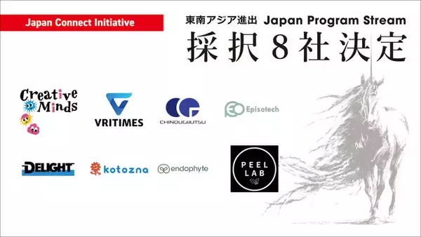 「日本」から「東南アジア」進出を目指すスタートアップを支援するアクセラレータープログラム「JCI　-Japan Program Stream-」採択企業8社が決定