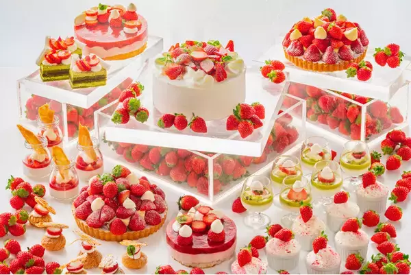 【シェラトングランドホテル広島】開業15周年記念 スイーツブッフェ「ストロベリーセレブレーション」開催