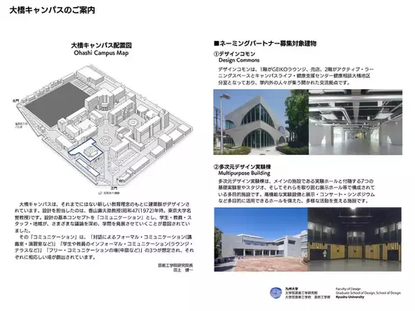 芸術工学部　ネーミングライツパートナー募集について