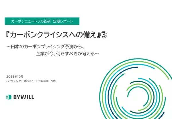 「分析レポート『カーボンクライシスへの備え』３.～日本のカーボンプライシング予測から、企業が今、何をすべきか考える～を公開」の画像